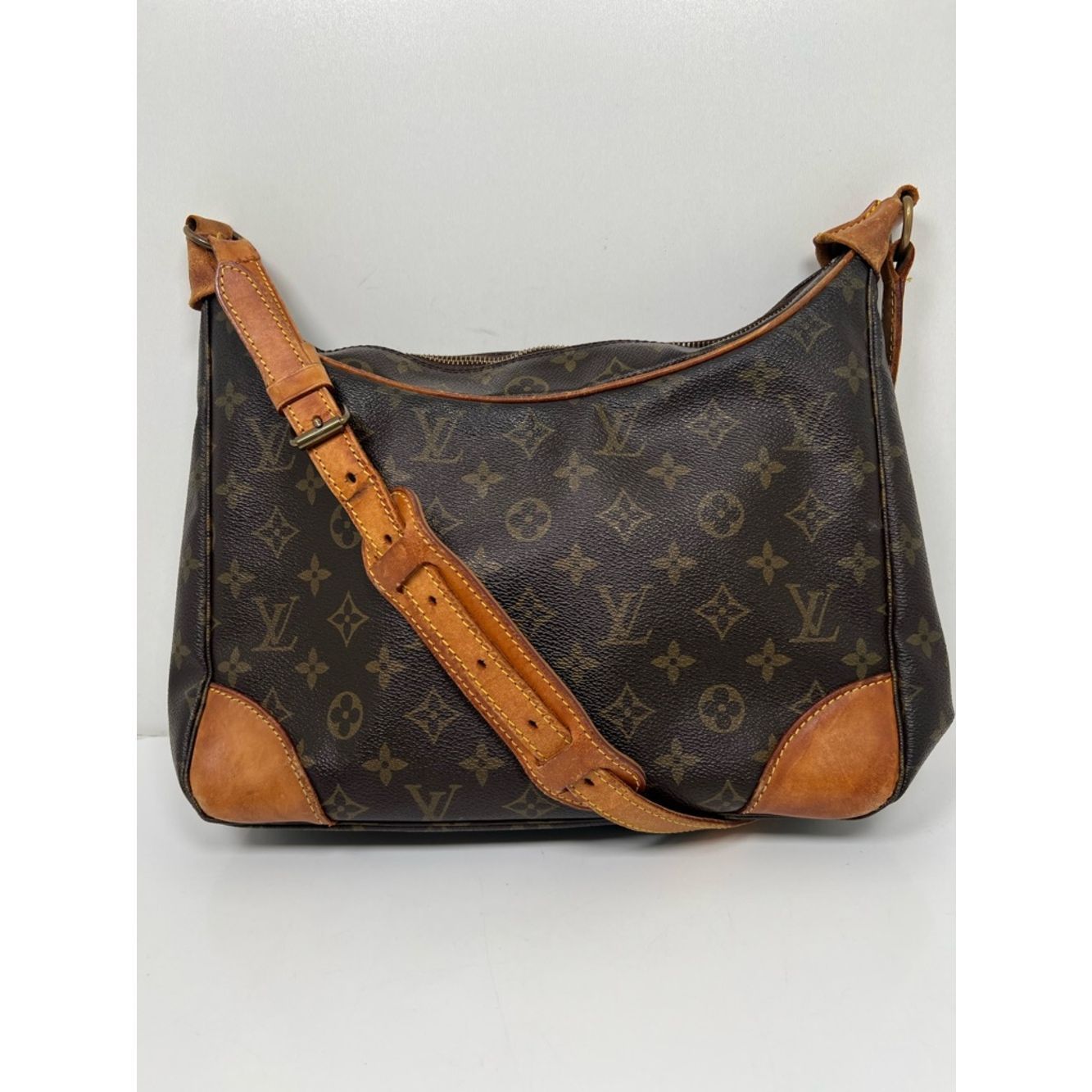 Louis Vuitton Lv Shoulder Bag Boulogne 30 Brown Monogram